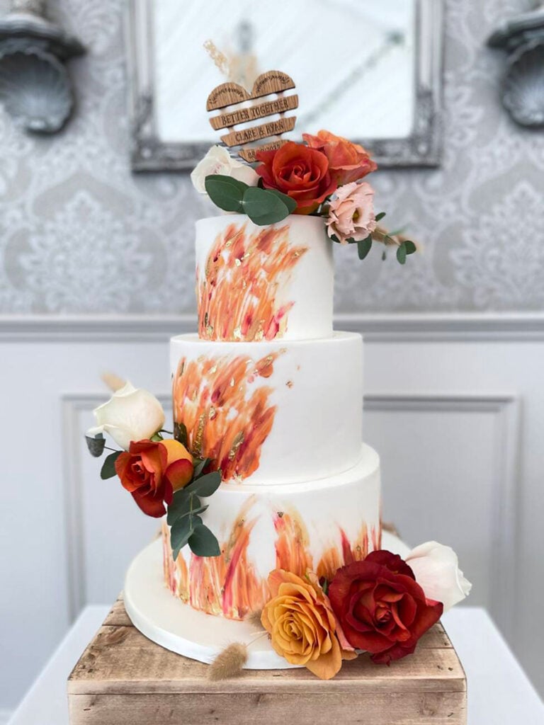 Unique Wedding Cakes Flowers