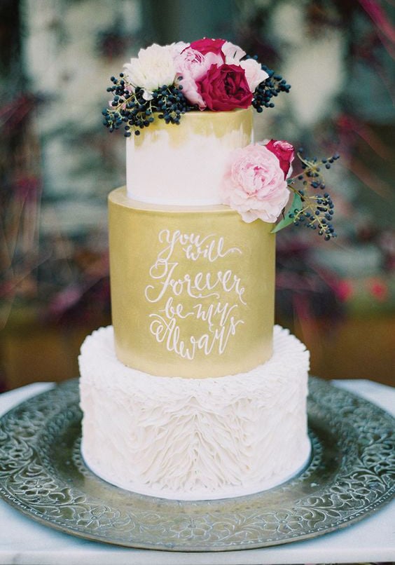 Unique Wedding Cakes Hand Painted