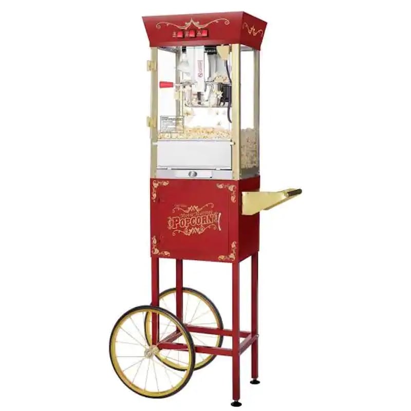 vintage popcorn machine for wedding