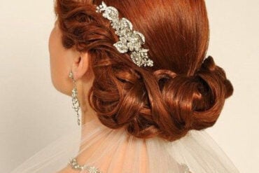 Vintage Wedding Hairstyles With Veil