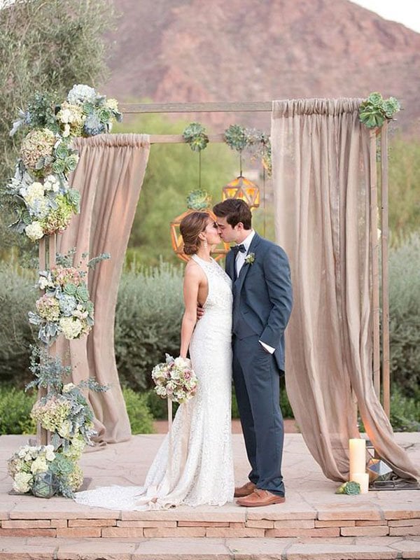 Wedding Arches Mixed Texture