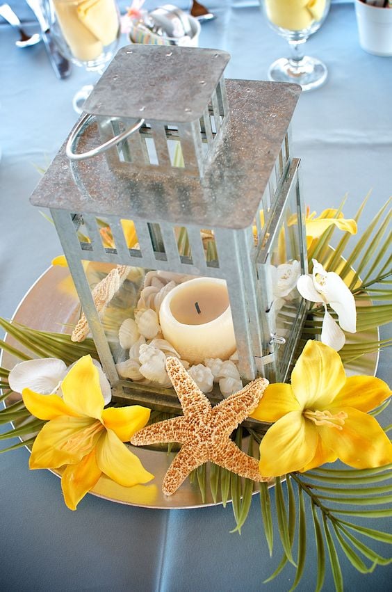 Wedding Centerpieces On Budget At Beach