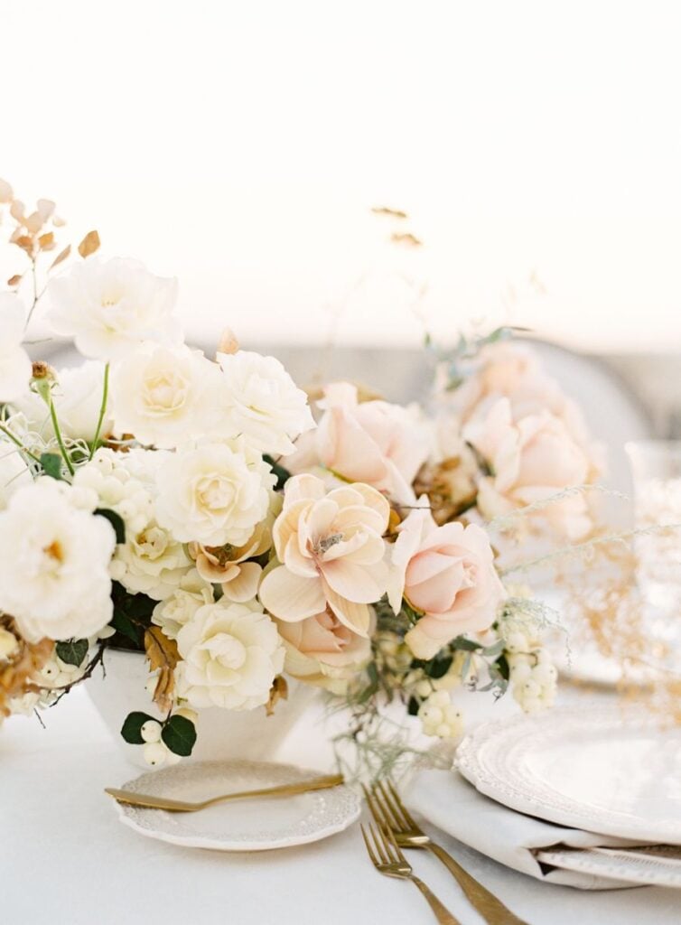 Wedding Centerpieces On Budget White Flowers
