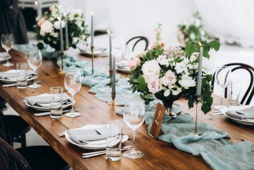 wedding reception table
