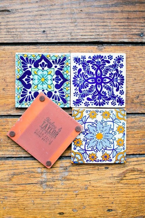 Personalized Tile Coasters