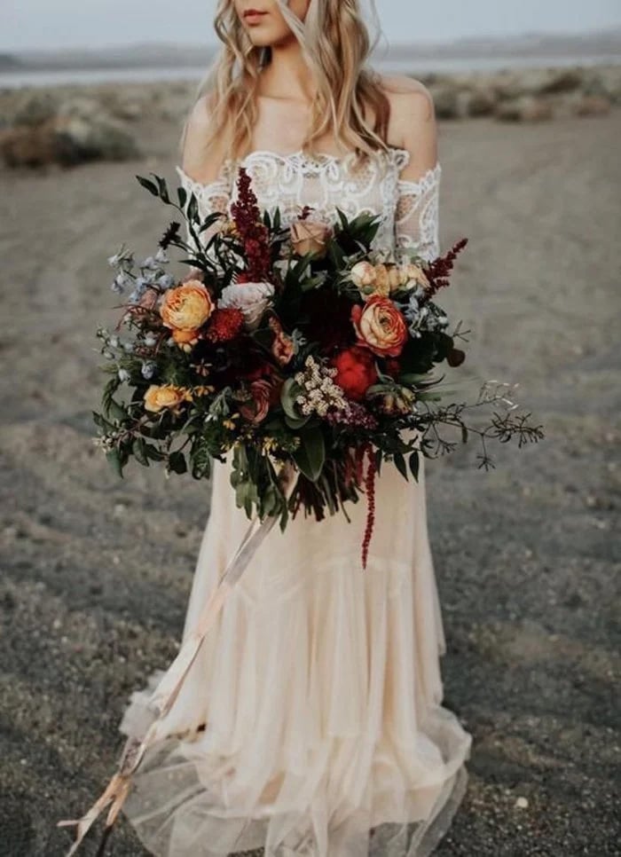 Wedding Flowers Different Colors Bouquet