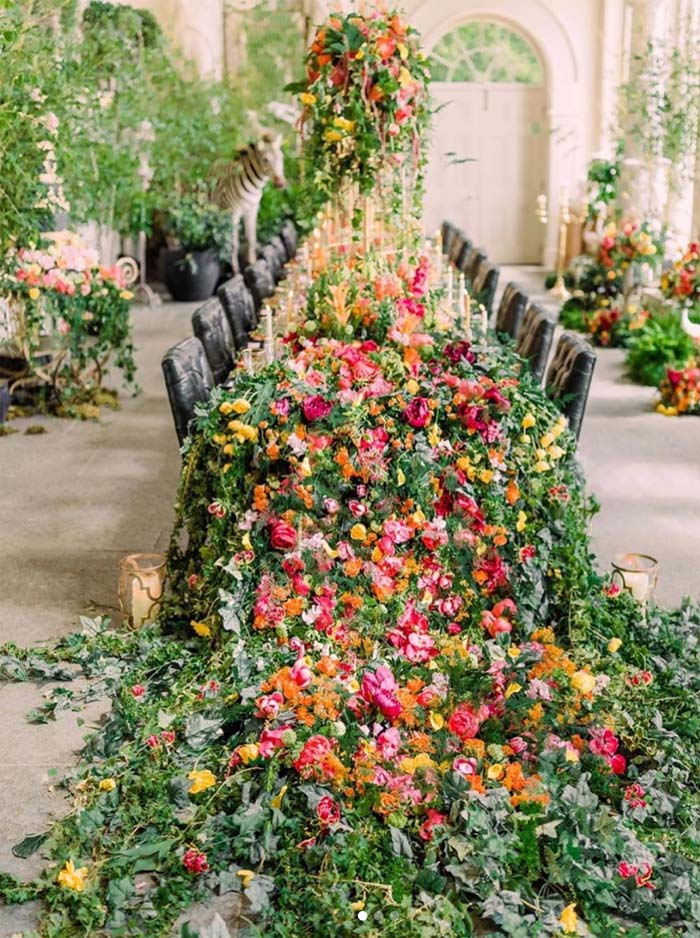 Wedding Flowers On The Table