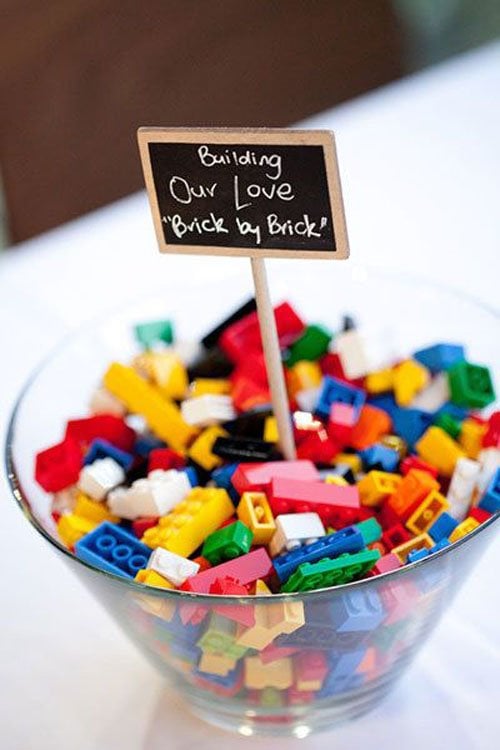 A Lego centerpiece