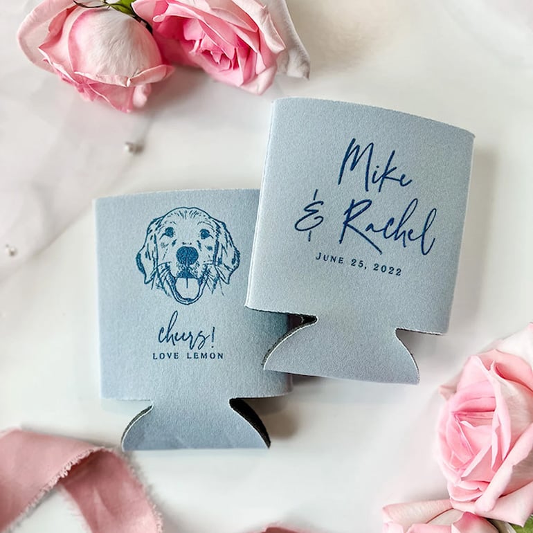 Dog Can Holder Wedding Koozies