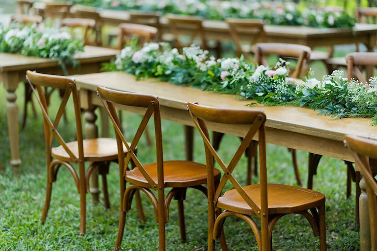 Wedding Rentals Chairs and Table