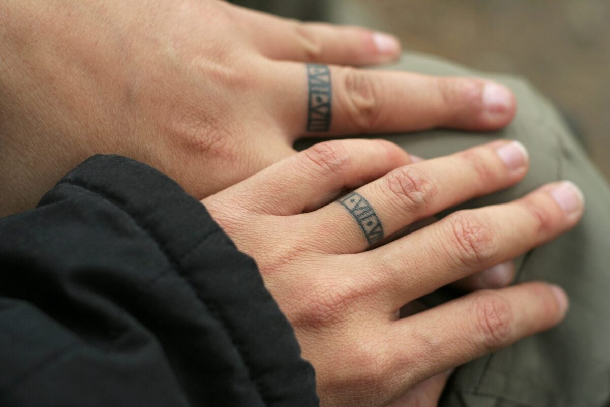wedding ring tattoos
