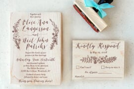 Wedding Stamps Kaligraphy