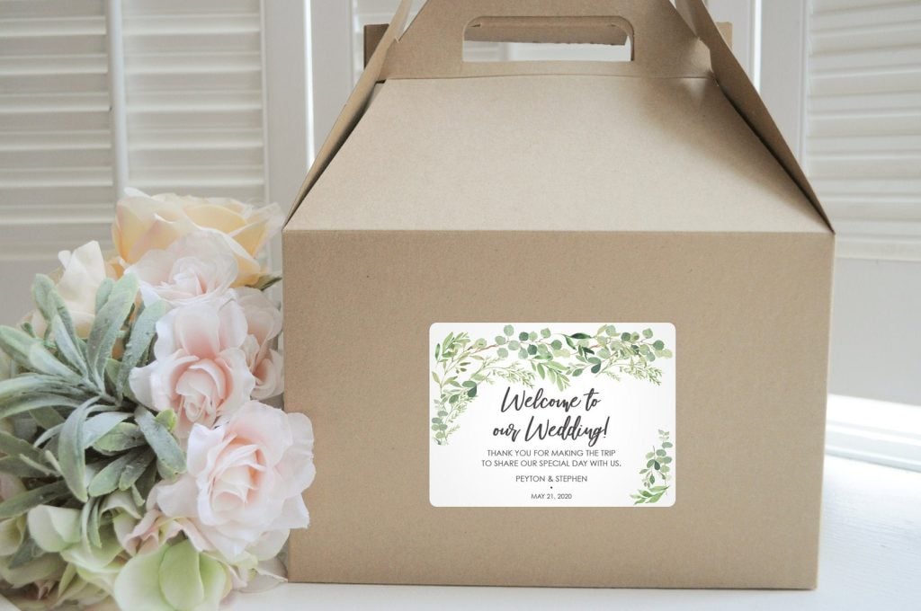 wedding welcome box