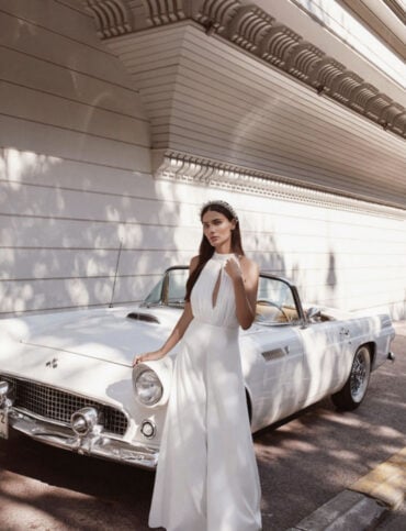 White Wedding Jumpsuit