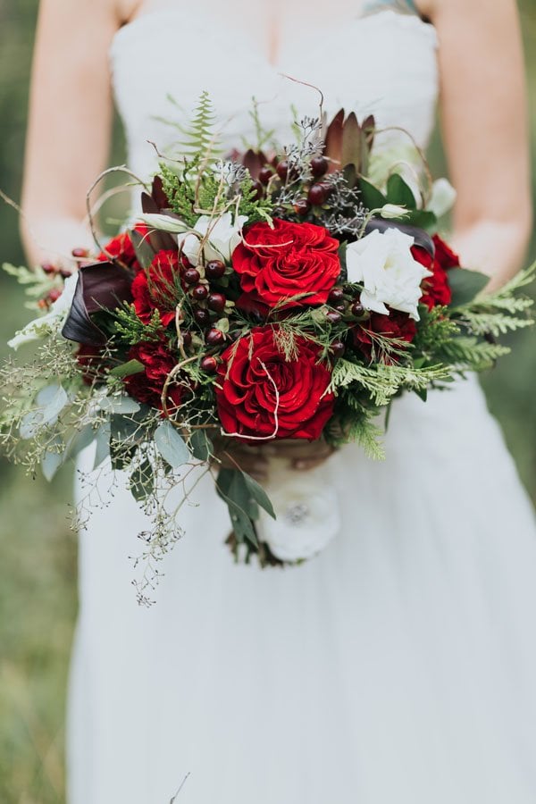 Winter Wedding Bouquets