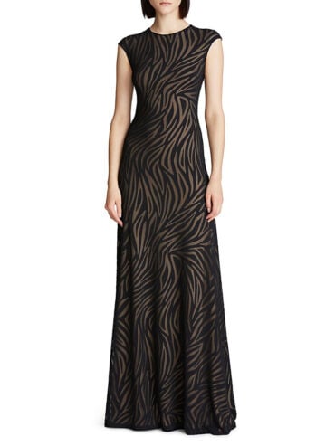Zebra Mother of Bride Dress