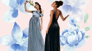 blue bridesmaid dresses