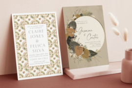 boho wedding invitations