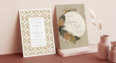 boho wedding invitations