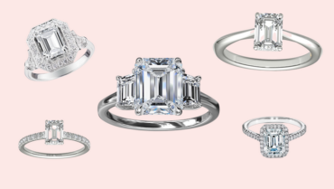 emerald cut rings