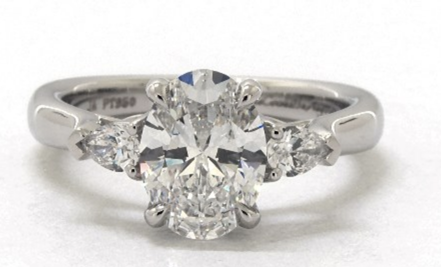 oval engagement ring