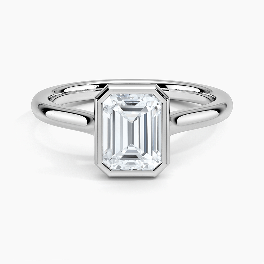 emerald cut luna ring brilliant earth