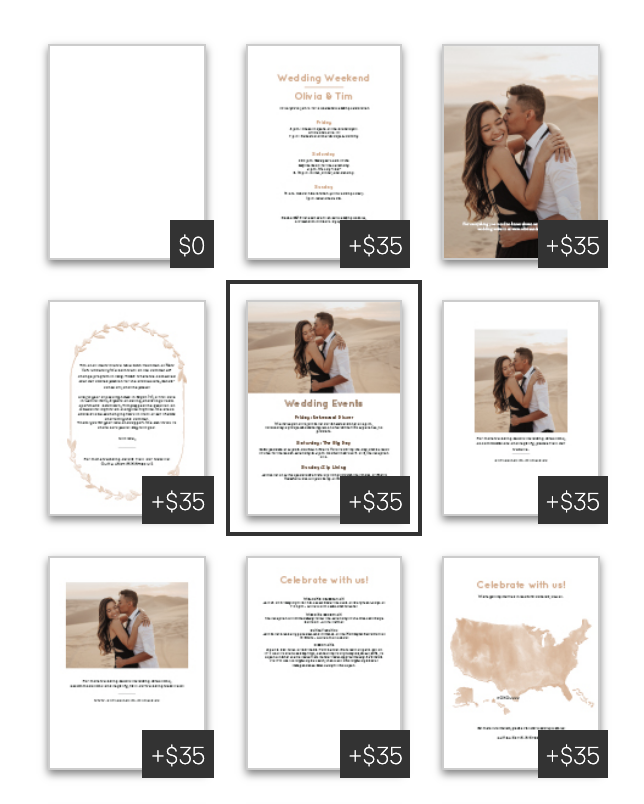 minted wedding invite