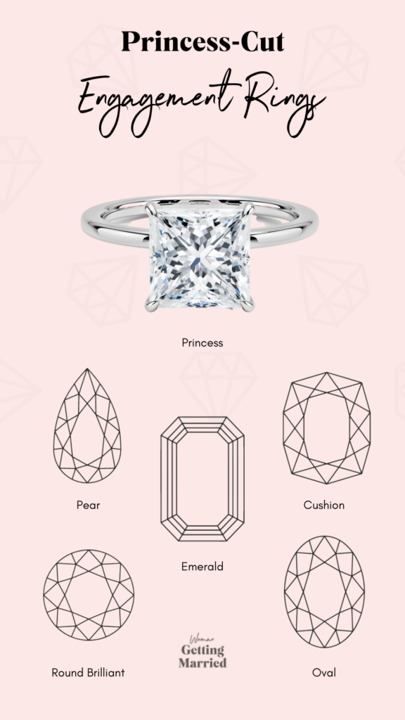 princess cut engagement rings