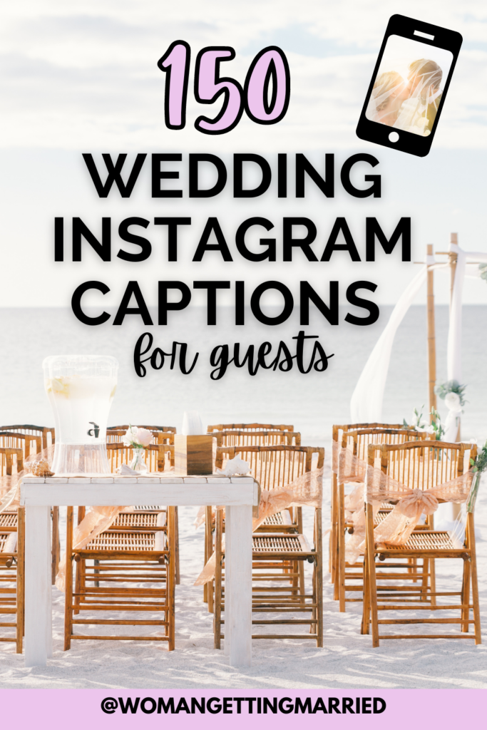 wedding instagram captions for guests