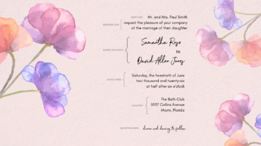 wedding invitation wording guide