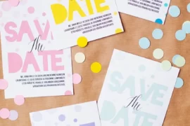 Free Wedding Invitation Template Colorful