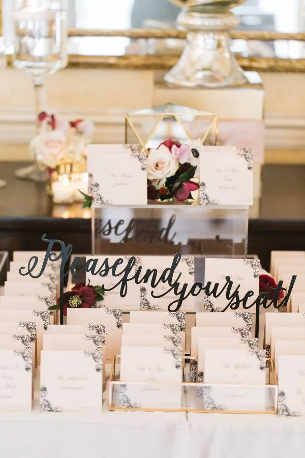 Wedding Signs Enjoy Find Your Seat